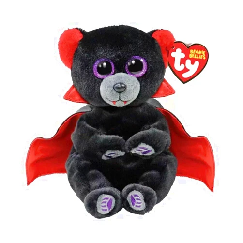 Yuanpulalala Beanie Baby Vampire Bearla Bear Stuffed Animals Plush Doll 6inch