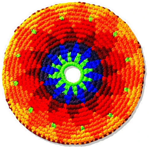 Buena Onda Games Buena Onda Indoor Flying Disc - 7'' Flexible Sport Disc for Indoor and Outdoor Play - Amazing Handmade Quality from Guatamala - Pocket Discs are Played in Over 20 Family Fun Games