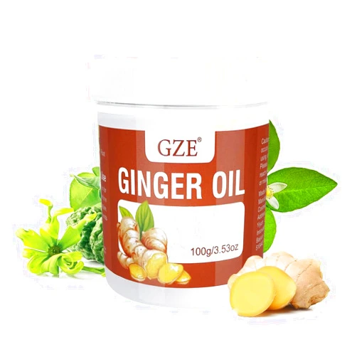 GZE Solid Ginger Oil Hair Growth Grease- Solid Hair Oil for Scalp Massage - Make Your Hair Shiny and Softer