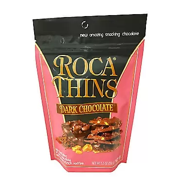 Almond Roca Roca Thins Dark Chocolate Stand-up Resealable Pouch 5.3oz