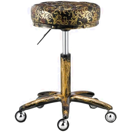Qrwhip Work Stool Round Rolling Stools Rolling Stool Round Rolling Stools Heavy Duty Hydraulic for Shop Guitar Lab Tattoo Workbench Medical Adjustable Swivel Stool Chair