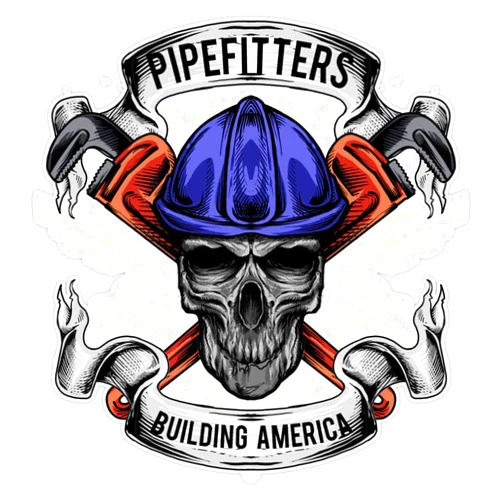 GFL Graphics Pipefitters, Building America Decal Vinyl Bumper Sticker 5