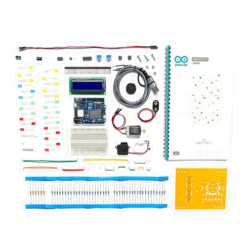 Arduino Starter Kit R4 [K000007_R4] – Learn Electronics and Coding with The UNO R4 WiFi Board, 13 Guided Projects in a Printed Book + Growing Resources Online, Official Certification Voucher