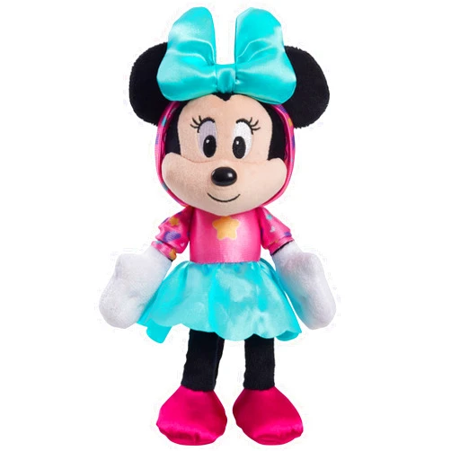 MINNIE Disney Junior Minnie Mouse 9-inch Small Plush Stuffed Animal, Super Soft Plushie, Pretend Play