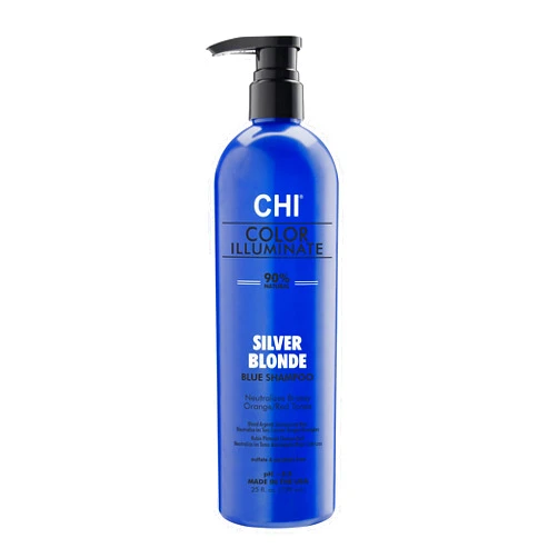 CHI Color Illuminate Shampoo, Provides Balanced Color Replenishment Between Salon Services, Sulfate, Paraben, & Cruelty-Free, Silver Blonde, 25 Oz