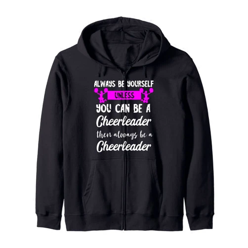 Süße Cheerleaderin Choreographie Team Geschenkidee Cheerleader Dancer Cheerleading Team Cheerleader Dance Zip Hoodie