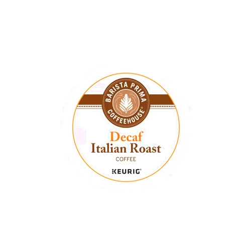 Barista Prima Coffeehouse Dark Roast Extra Bold K-Cup for Keurig Brewers, Decaf Italian Roast Coffee,4 pack of 24 cups each (96 count)