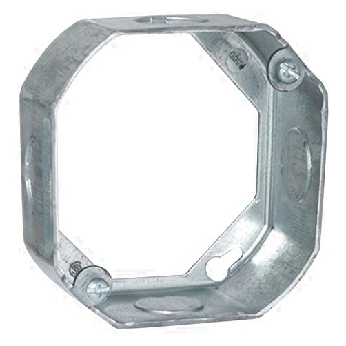 Hubbell 2 Pack - Brand Hubbell Raco Incorporated Model 243139 Deep Steel Octagon Extension Ring, 4 by 1-1/2-Inch