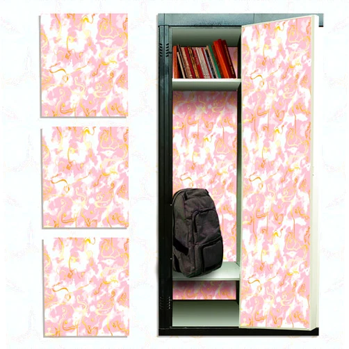 PELICAN INDUSTRIAL Locker Wallpaper Magnetic (Full Sheet Magnetic) - Remove & Reuse Decorative Vinyl - Made in USA - Fade, Tear and Water Resistant - Pack of 3 Sheets - (Marble) (vg 030)