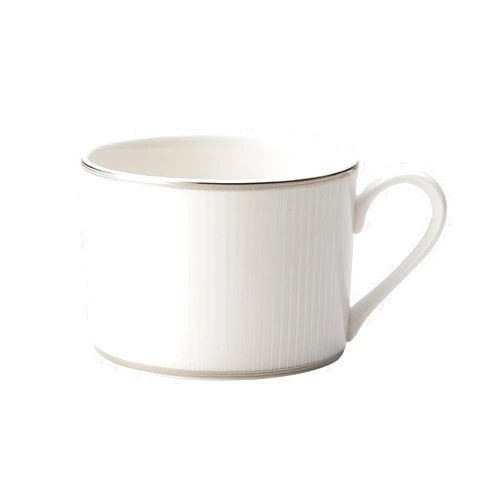 Mikasa Cheers Platinum Tea Cup, 9 oz, Silver
