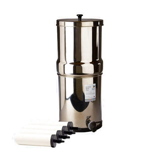 Doulton W9361122 Gravity Water Filter System Stainless Steel with 4x Super Sterasyl Candle Filters