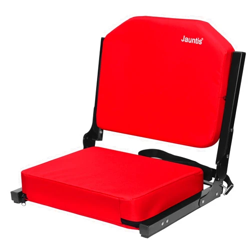 Jauntis Stadium Seating for Bleachers, Bleacher Seats with Ultra Padded Comfy Foam Backs and Cushion, Wide Portable Stadium Chairs with Back Support and Shoulder Strap