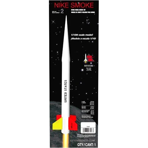Estes Flying Model Rocket Kit Nike Smoke 7247