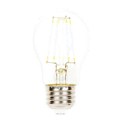 Westinghouse 5316600 4.5 Watt (40 Watt Equivalent) A15 Dimmable Clear Filament LED Light Bulb, Medium Base