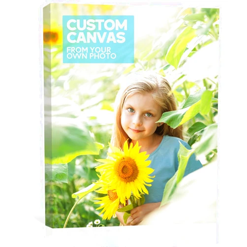 GMissT Canvas Prints With Your Photos - Personalized Pictures On Canvas Custom Poster for Home Decor - Floating Frames & Gift Wrapping Available