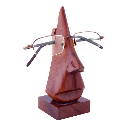 CHAKRIK Wooden Specs holder, wooden reading glass holder, Spectacle holder for Men & Women, wooden eyewear holder, specs holder, sunglasses holder