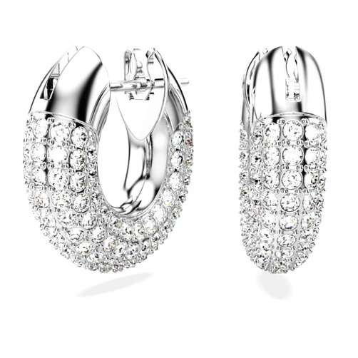 Swarovski Dextera Crystal Pavé Hoop Earrings Jewelry Collection