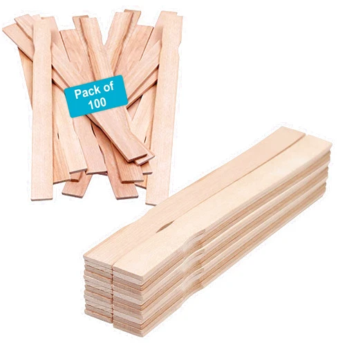 Perfect Stix - PS 12'' CRAFT/ PAINT PADD/STIR 100CT 12'' Premium Grade Craft Wood,Paint Paddles/Stirrers 100ct