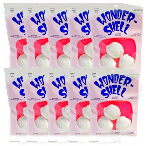 Weco Products (10 Packages) Weco Wonder Shell Natural Minerals (3 Pack), Small - Total of 30 Shells