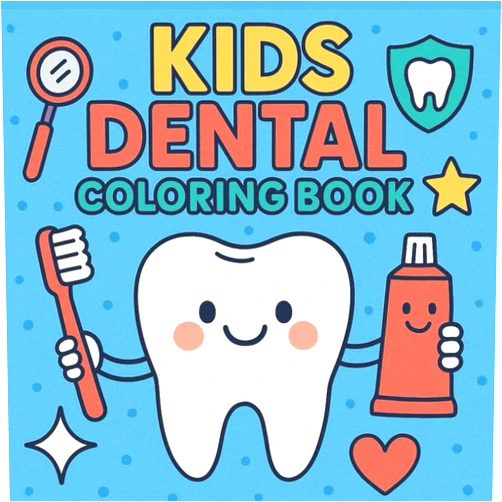 By Pause Couleur (Author) Kids Dental Coloring Book: Fun and Easy Coloring Pages to Promote Healthy Smiles