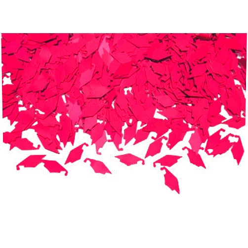 Creative Converting Graduation Caps Confetti (Red) Party Table Decorations Pkg/6