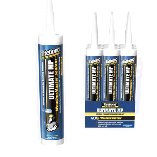 Titebond 71111 WeatherMaster Ultimate MP Sealant Cartridge, 10.1 oz, Translucent, Case of 12