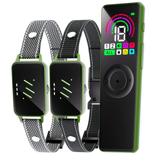 Timrwor Dog Shock Collar 2 Dogs, 4500FT Dog Training Collar Rechargeable Waterproof IP67 Electronic Collar, Adjustable Collar for Dog 8-120 Lbs, 3 Training Modes Beep Dog Shock Collar with Remote Control