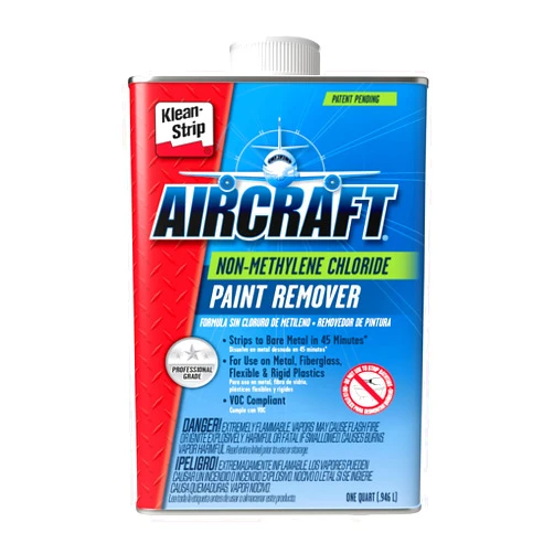 KLEAN-STRIP Aircraft Paint Remover, Professional Grade Paint Stripper for Cars & Metal Surfaces, VOC Compliant, 1 Quart