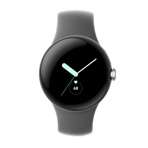 Google Pixel Watch 41mm Smartwatch with WiFi, GPS, BT and Heart Rate Monitor in Bulk Packaging (Silver Charcoal) (Renewed)