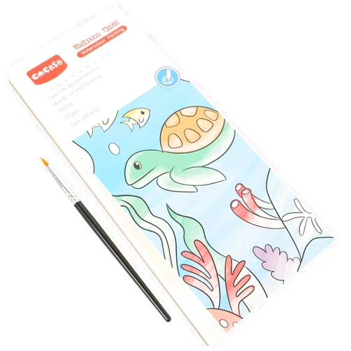 Operitacx 1 Set Coloring Book Ocean World Practice Book Nativity Toys for Kids Children Painting Book Childrens Books Painting Book for Kids Toddler Christmas Water Soluble Paper