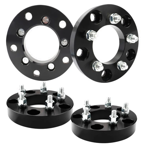 EZISOE 5x5.5 to 5x4.5 Wheel Adapters, 1.25 Inch 5x139.7 to 5x114.3 Wheel Adapters 88mm hub core with 12x1.5 Studs