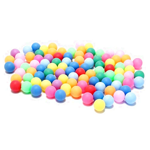 Lestiour Ping Pong Balls 50/100 Pack Colored Ping Pong Balls Bulk 2.4g, 40mm Entertainment Table Tennis Balls for Kids, Pong Balls, DIY Games Fun Arts and Learning Activities