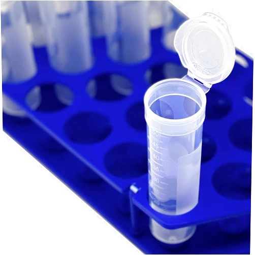 SPL Life Sciences SPL 50 ml Conical Centrifuge Snap Tube in Rack,PP/HDPE, Sterile,Non - pyrogenic, Non - cytotoxic, DNase/RNase - Free, Human DNA - Free (300 Tubes)