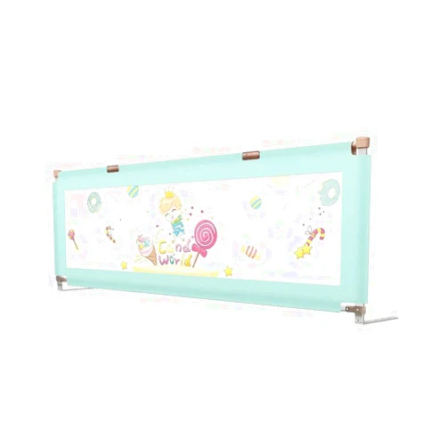 MFLASMF Baby Bedrail for Beds, Bed Rail Guard for Kids, Vertical Lifting with Double Lock, Adjustable Height, for Kids Twin, Double, Queen & King Size with Dual Lock- Single Side, 78.7in