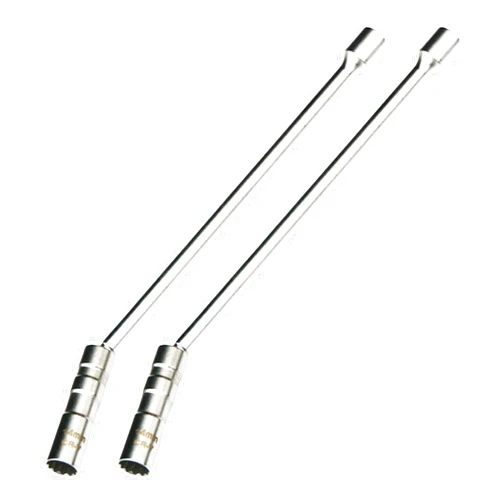 Wilgure 2Pcs 14mm and 16mm Sparks Plugs Removal Tool Thin Wall Swivels Sparks Plugs Socket 3/8inch Drives 12-Point Adapter
