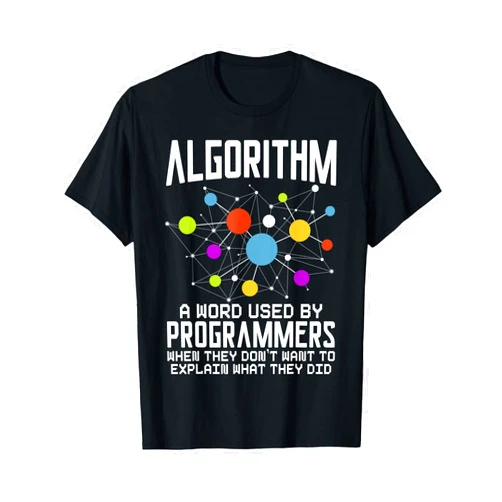 Programmer SteMi Apparel Algorithm A Word Used By Programmers Software Programming T-Shirt