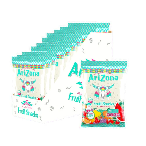 Arizona Fruit Snacks, Gluten Free Mixed Fruit Gummy Chews, 5 Ounce Individual Single Serve Bags (Pack of 12)