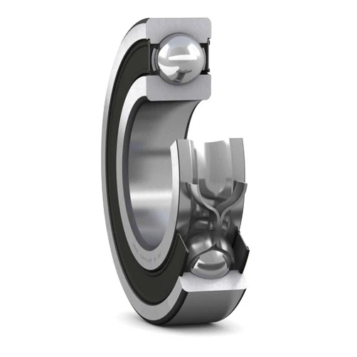 SKF RLS 7-2RS1 Radial Bearing, Single Row, Deep Groove Design, ABEC 1 Precision, Double Sealed, Contact, Normal Clearance, Steel Cage, Inch, 7/8