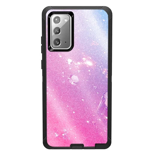 MIGHTY SKINS MightySkins Glossy Glitter Skin for OtterBox Defender for Samsung Galaxy Note20 5G - Pink Diamond | Protective, Durable High-Gloss Glitter Finish | Easy to Apply and Change Style | Made in The USA