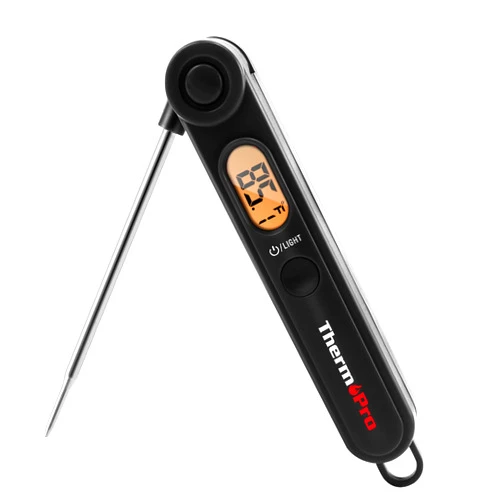 ThermoPro Digital Meat Thermometer for Cooking Instant Read Food Thermometer with Probe and Backlight for Oil Deep Fry Smoker BBQ Grill Kitchen Candy