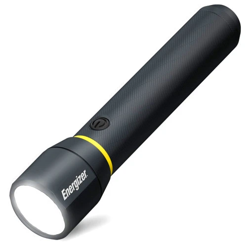 ENERGIZER LED Flashlight Vision PRO, Ultra Bright 1000+ Lumens, IPX4 Water Resistant, Aircraft-Grade Aluminum LED Light, Rugged Metal Flash Light for Outdoors, Emergency Power Outage, Black