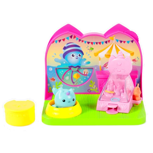 Gabby's Dollhouse Gabby’s Dollhouse Kitty Narwhal’s Carnival Room, with Toy Figure, Surprise Toys and Dollhouse Furniture, Kids Toys for Girls & Boys 3+