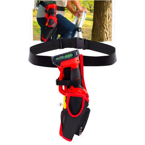 SXYM Mini Cordless Chainsaw Belt Bag, Bag for One Handed Chainsaws, Ideal for 4/5/6 Inch Cordless Chainsaws, Frees Your Hands While Working, Anti-Hanging PE Lining
