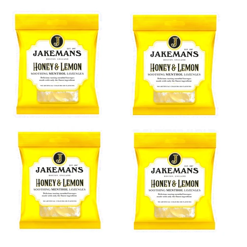 Jakemans Jakeman's Jakemans Lozenges Honey & Lemon Menthol (Pack of 4)