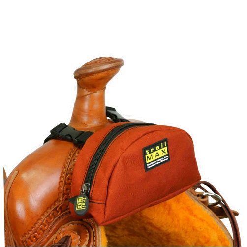 TrailMax Original Pommel Pocket Saddle Bag for Western & Endurance Saddles; Cellphone Saddle Horn Bag; Saddle Horn Bag for Horses; Trail Riding Cellphone Pommel Pocket