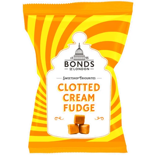 Bonds Of London Clotted Cream Fudge Sweet Shop Original Bonds Of London Clotted Cream Fudge Bag Vanilla Flavored Fudge Made With Clotted Cream British Fudge Candy