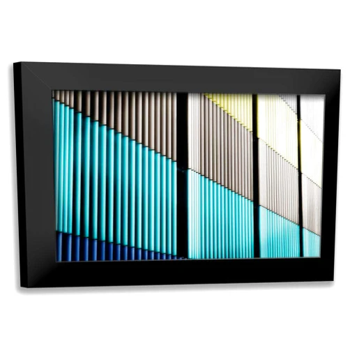 ArtDirect - Hausenflock, Alan 18x13 Black Modern Framed Art Print Titled: Louvers II