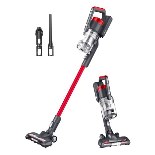 Eureka Lightweight Cordless Stick Convenient for Hard Floors Rechargeable Handheld Vacuum Cleaner Portable with Powerful Motor Efficient Suction, RapidClean Pro NEC186, Rose Red, 82 Ounces