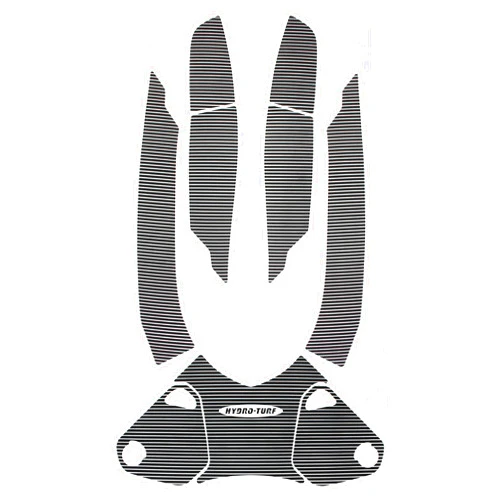 Hydro-Turf jet ski mats for SeaDoo RXT + RXT-X (10-15) / Wake 215 (10-15) / GTX 155 + 215 (12-15) (Black Cut Groove)