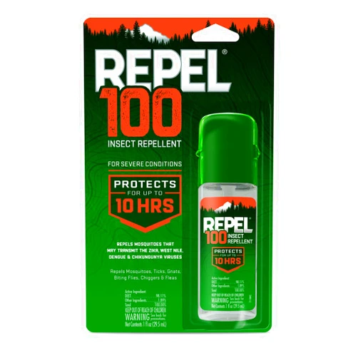 Repel 100 Insect Repellent, Repels Mosquitos, Ticks and Gnats, For Severe Conditions, Protects For Up To 10 Hours, 98% DEET (Pump Spray) 1 fl Ounce